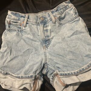 Light Blue Denim Shorts